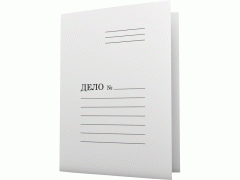 Скоросшиватель "Attomex" A4 картонный немелованный белый (450 г/м), арт. 3112900