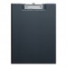 Папка-планшет с зажимом OfficeSpace, ПВХ, черный ППСЗ_68960