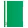 ППапка-скоросшиватель Бюрократ Люкс -PSL20GRN A4 прозрач.верх.лист пластик зеленый 0.14/0.18