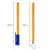 Ручка шариковая масляная STAFF, трехгранная, узел 0,7мм, линия 0,35мм, синяя, 142997