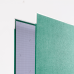 Папка регистратор А4, ПВХ Эко, 50 мм. "Deli" зелёный с мет. уголком, F819-GN