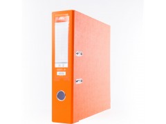 Папка регистратор А4, ПВХ Эко, 75 мм. "Deli"оранжевый, с метал.уголком, арт.CF818-OR