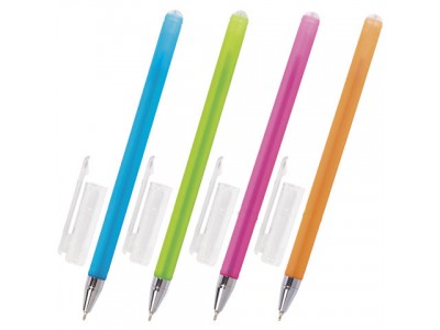 Ручка шариковая масляная BRAUBERG, узел 0.7мм, линия 0.35мм, синяя, 142654