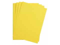 Бумага цветная, А4, 80 г/м, ярко-желтый (Lemon), 100 листов