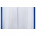 Папка с 30 вкладышами СТАММ "Кристалл" А4, 17мм, 700мкм, пластик, синяя ММ-30777