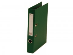 Папка-регистратор 50 мм, ПВХ FORPUS двухсторонняя, с метал.уголком, зеленая, арт.FO20012
