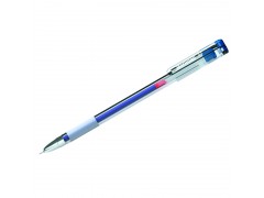 Ручка гелевая Berlingo "Standard" синяя, 0,5мм, грип, игольчатый стержень CGp_50012