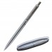 Ручка бизнес-класса шариковая BRAUBERG, СИНЯЯ, корпус серебристый с хромом, 0,5мм, 143474