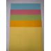 Бумага цветная,80гр, А4, 5х20, ассорти, пастель, (голубой,розовый,зеленый,солнечно-желтый,желтый), 100л, арт. Mix Pastel 5 colors