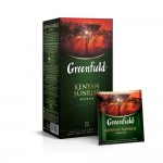 Чай пакетированный Гринфилд Кениан Санрайз кенийский байховый, 2г*25, черный