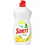 Средство для мытья посуды Sorti "Gel Active. Лимон", 450мл