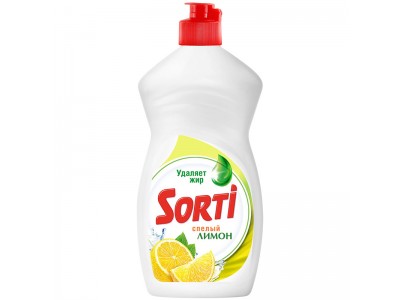 Средство для мытья посуды Sorti "Gel Active. Лимон", 450мл