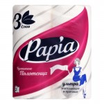 Полотенца бумажные PAPIA 2рул/уп. цв.белый, трехслойные
