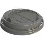 Крышка с клапаном 80мм КД-204 черная , 100шт/уп