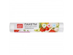 Пакеты фасовочные OfficeClean ПНД, 24*37см, 6мкм, рулон 100шт., 268815