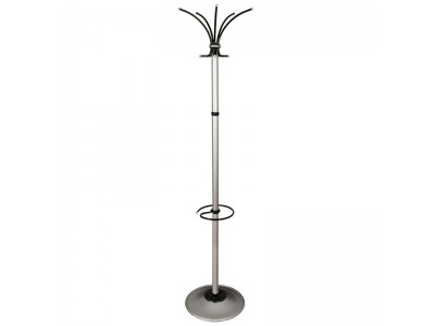 Вешалка напольная Титан "Класс (Ц)-ТМЗ", металл, цвет серый, 5 крючков, подставка для зонтов 0606
