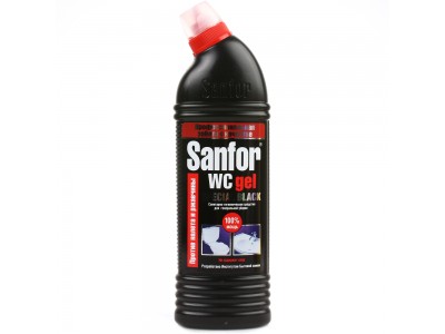 Средство чистящее д/сантехники "Sanfor WC Special Black цветущая сакура" 750 г, гель, 1896