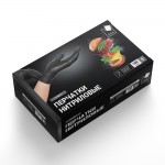 Перчатки нитриловые стандарт+, чёрные, S, 100 шт/уп., ADM/10, SEMPB1