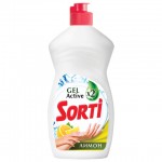 Средство для мытья посуды Sorti "Gel Active. Лимон", 450мл
