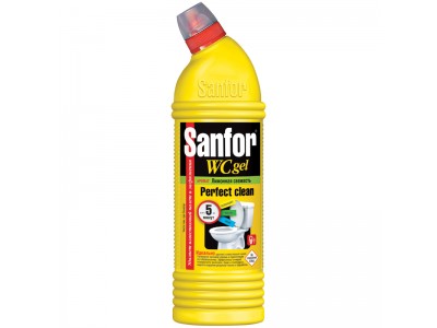 Средство чистящее для сантехники Sanfor WC "Lemon Fresh", гель, 750мл., арт.1550