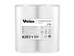 Полотенца бумажные Veiro Professional Comfort в рулонах (1*2) 12.5м, 2 слоя, K207/1