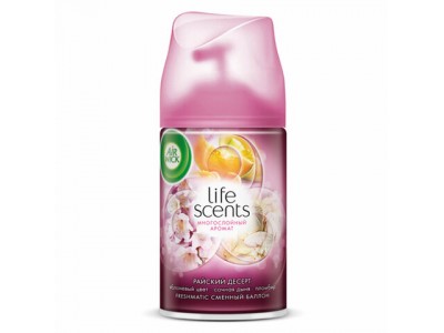 Сменный баллон 250мл AIRWICK LifeScents "Райский десерт", для автомат. освежителей, универсал