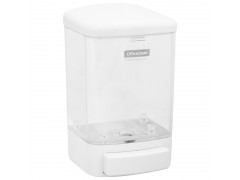 Дозатор для жидкого мыла OfficeClean Professional, наливной, ABS-пластик, механический, белый, 1л., 267512