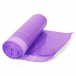 Мешки для мусора 60л с затяжкой ПНД, 20шт/рул., цв.фиолетовый, MUSF101