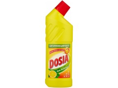 Средство чистящее 750мл DOSIA (Дося) "Лимон", для сантехники, дезинф. и отбел. эффект, гель, 02337