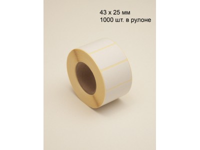 Термоэтикетка ЭКО 43x25 мм (1000 эт./рул.)