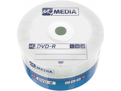 Диск DVD-R 4.7Gb 16x MyMedia в пленке 50 шт