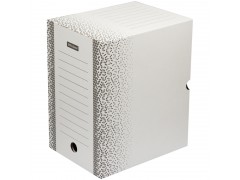 Короб архивный с клапаном OfficeSpace "Standard" плотный, микрогофрокартон, 200мм, белый, до 1800л. 264809