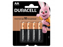 Батарейка Duracell Basic AA (LR06) 4BL