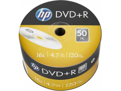 Диск DVD+R 4.7Gb 16x HP Printable в пленке 50 шт