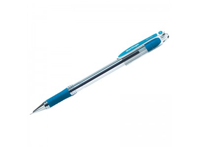 Ручка шариковая Berlingo "I-10" синяя, 0,4мм, грип CBp_40012