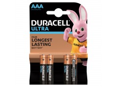 Батарейка Duracell UltraPower AAA (LR03) алкалиновая, 4BL