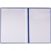 Папка адресная OfficeSpace, (без надписей), А4, бумвинил, синяя, инд. упаковка 277211