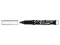 Маркер для стеклянных и маркерных досок M490, белый, клиновидный, 2-4 мм, GRANIT