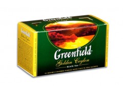 Чай черный пакетированный "Greenfield" Голден Цейлон, 25 пакетиков