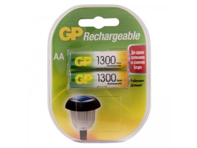 Аккумулятор GP AA (HR06) 1300mAh 2BL GP 130AAHC-2DECRC2
