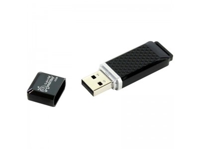 Память Smart Buy "Quartz" 32GB, USB 2.0 Flash Drive, черный SB32GBQZ-K