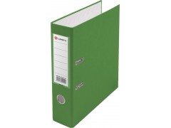 Папка регистратор А4, ПВХ LAMARK, 80 мм, с мет. уголком, светло-зеленый, арт.AF0600-LG1