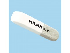 Ластик Milan "8030", скошенный, комбинированный, натуральный каучук, 60*14*7мм, арт. CCM8030BG