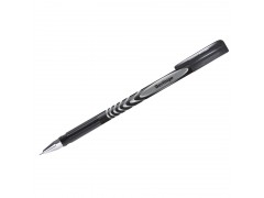 Ручка гелевая Berlingo "Silk touch", черная, 0,5мм, грип CGp_05121