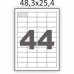 Этикетка самокл. А4/44, 100л., р.48,5*25,4мм. Labelmedia