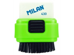 Ластик со щеточкой Milan "Compact", прямоугольный, синтетический каучук, 49*37*22мм, арт. 4901116