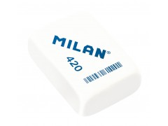 Ластик для архитекторов Milan "420", прямоугольный, синтетический каучук, 41*28*13мм, арт. CMM420
