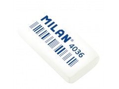 Ластик Milan "4036", прямоугольный, синтетический каучук, 39*20*8мм, арт. CNM4036