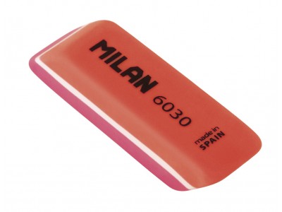 Ластик Milan "6030", скошенный, ПВХ, 56*15*12мм, арт. CPM6030