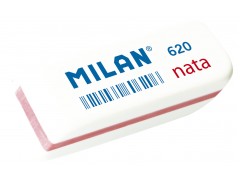 Ластик Milan "Nata 620", cкошенный, пластик, 56*19*12мм, арт. CPM620